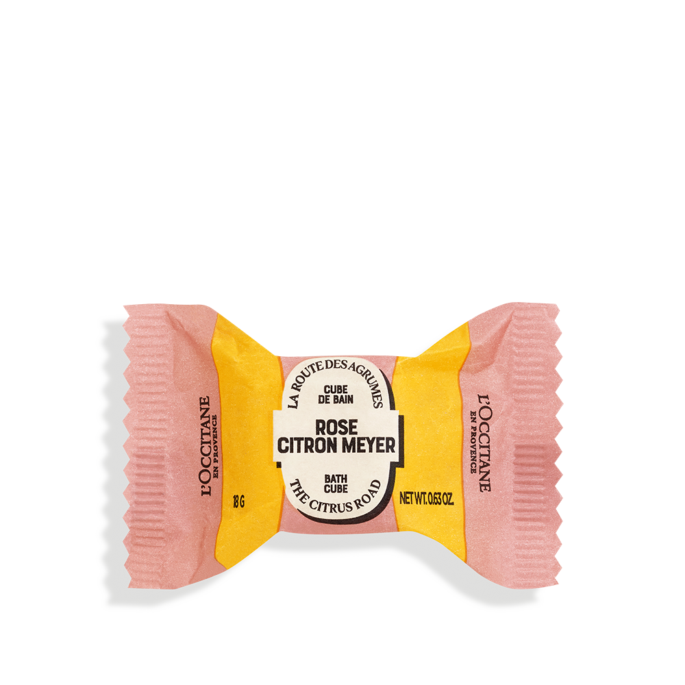 Bomba Efervescente Rose Citron Meyer 18g | L'Occitane en